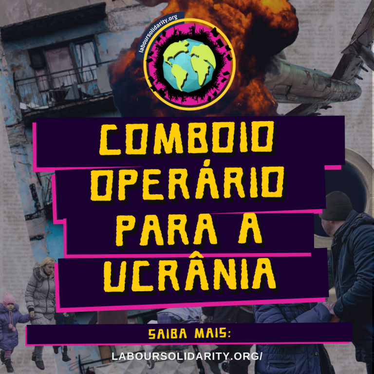 Comboio levará delegação operária para a Ucrânia
