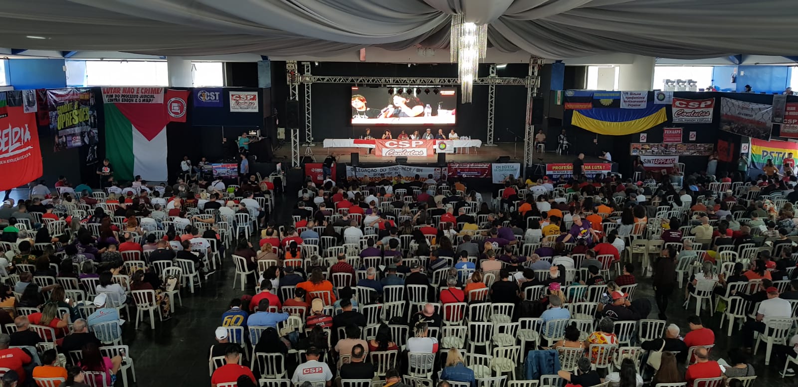 2º dia do Congresso da CSP-Conlutas debate conjuntura nacional e internacional: acompanhe ao vivo