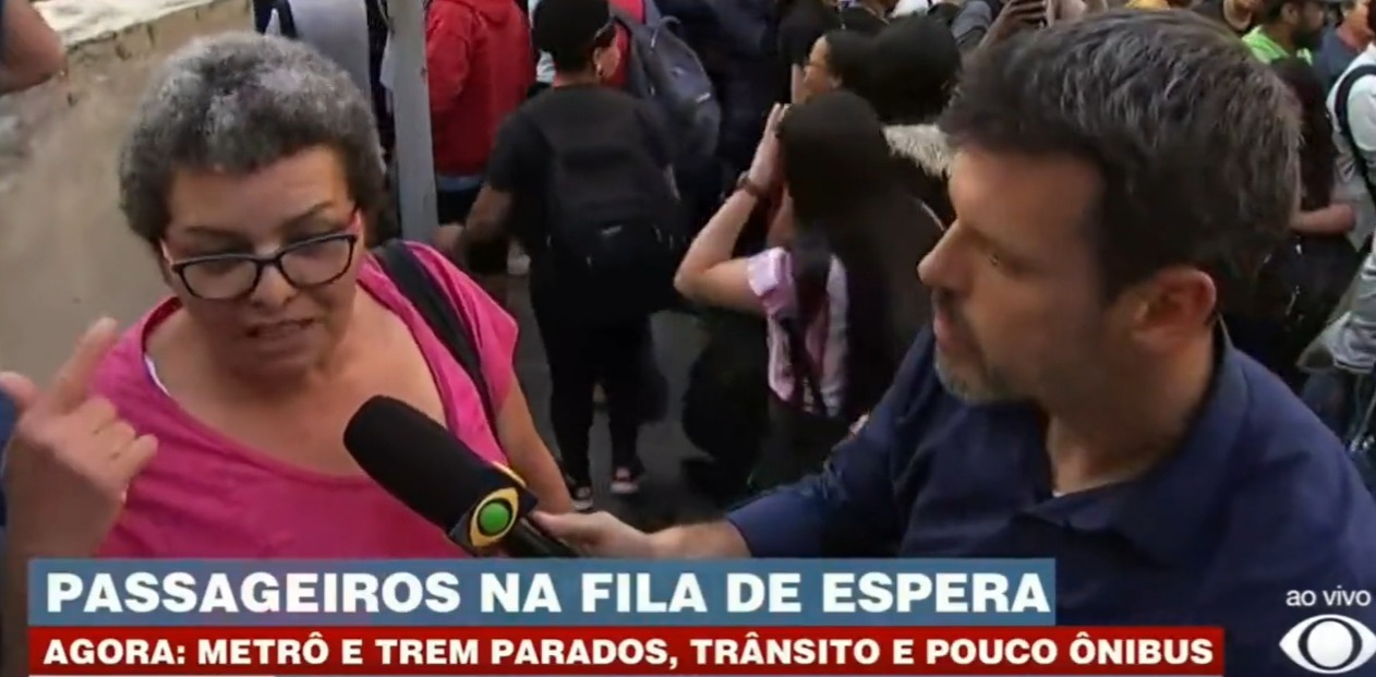 “Isso aqui não é culpa de sindicato, não. É de governantes que não valem merda! Não valem nada!”