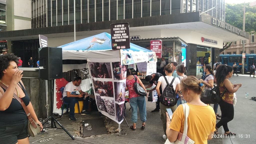 Atividade do Comitê Mineiro de Solidariedade ao Povo Palestino