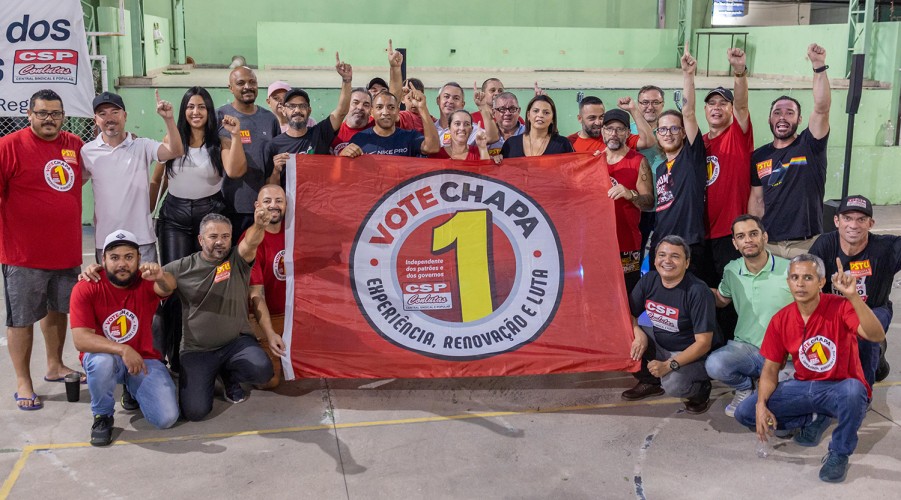 Chapa da CSP-Conlutas é eleita para a diretoria do Sindicato dos Metalúrgicos de São José dos Campos com 94% dos votos