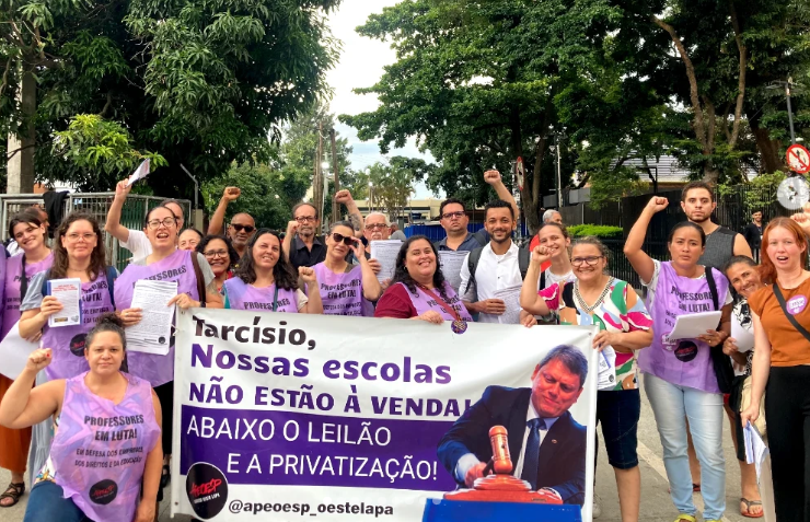 SP: É preciso desmascarar o projeto privatista e autoritário de Tarcísio para a educação