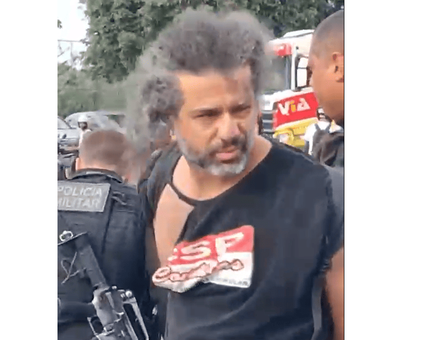 Polícia Militar reprime grevistas petroleiros a mando da direção da Petrobras