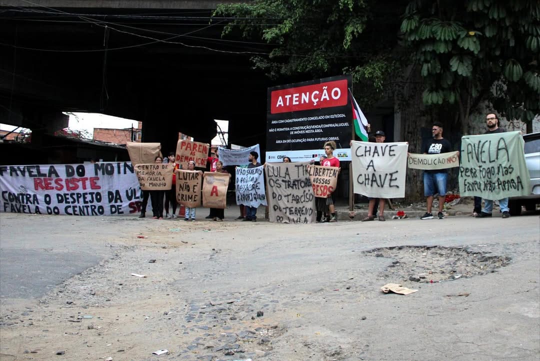 SP: Governador Tarcísio de Freitas tenta demolir casas na Favela do Moinho