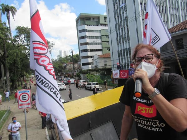 Dia 7, PSTU lança a pré-candidatura de Cláudia Ribeiro ao governo de Pernambuco