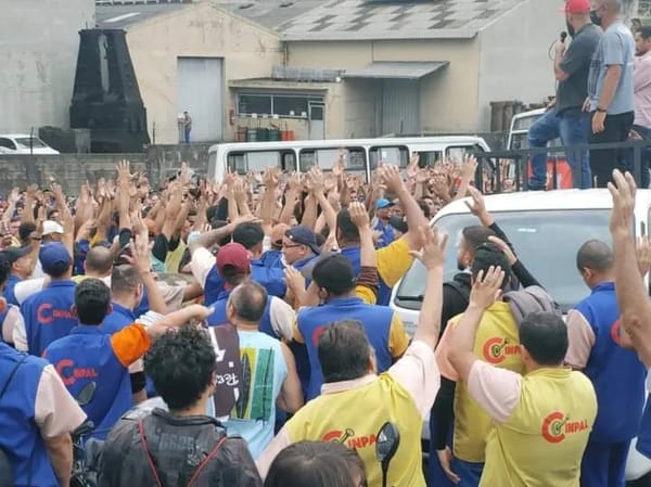 Todo apoio à greve da Cinpal em Taboão da Serra