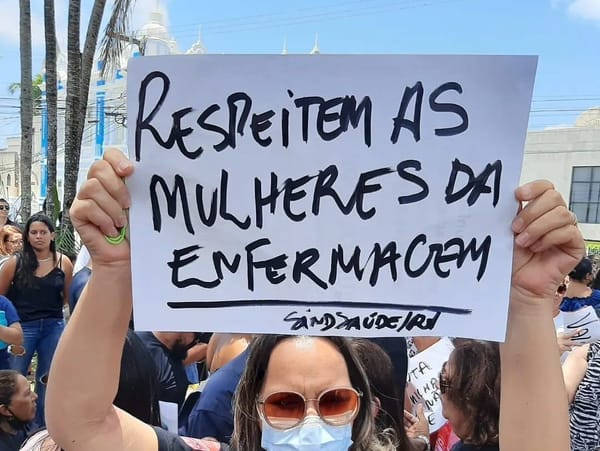 Trabalhadores/as da Enfermagem fazem dia nacional de luta em defesa do piso: Todo apoio!