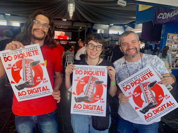 Novo portal do jornal Opinião Socialista é anunciado no 5º Congresso da CSP-Conlutas