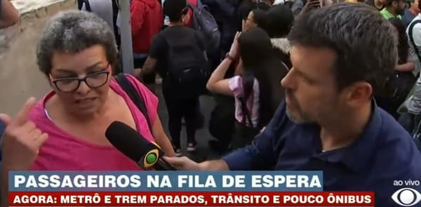 “Isso aqui não é culpa de sindicato, não. É de governantes que não valem merda! Não valem nada!”