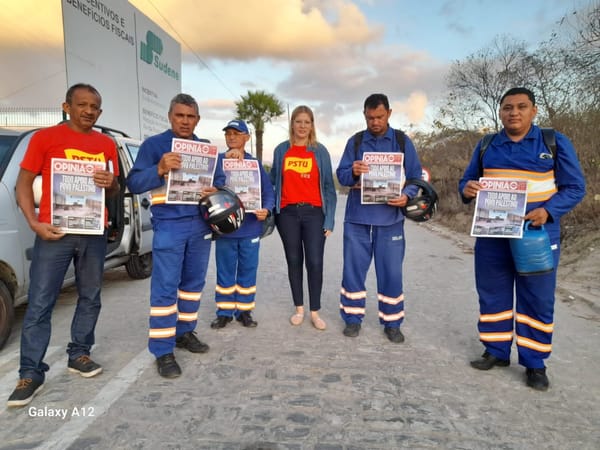 Ceará: Militantes do PSTU realizam piquete com o Opinião Socialista na categoria de rodoviários