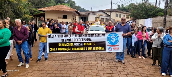 Barão de Cocais (MG): População luta contra o fechamento da usina pela Gerdau