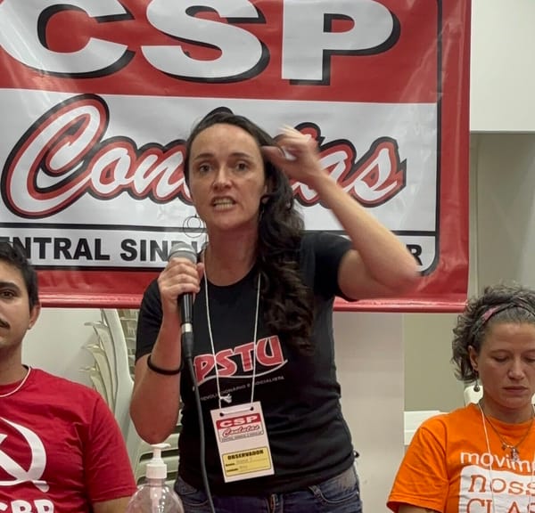 “Não daremos um segundo de descanso aos capitalistas, ao Congresso e a todos os governos até o fim dessa escala desumana”