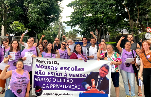 SP: É preciso desmascarar o projeto privatista e autoritário de Tarcísio para a educação