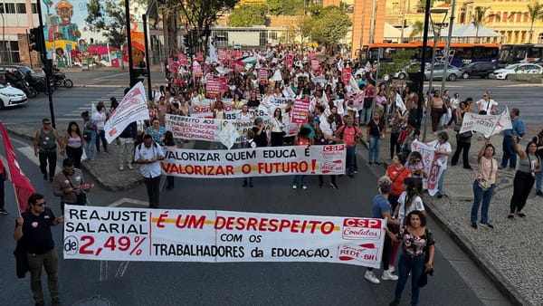 MG: PSTU apoia a greve dos trabalhadores em educação da rede municipal de Belo Horizonte