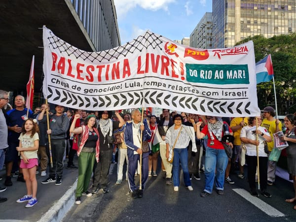 13/9: Veja a lista dos atos em apoio à Palestina e à Flotilha Global Sumud