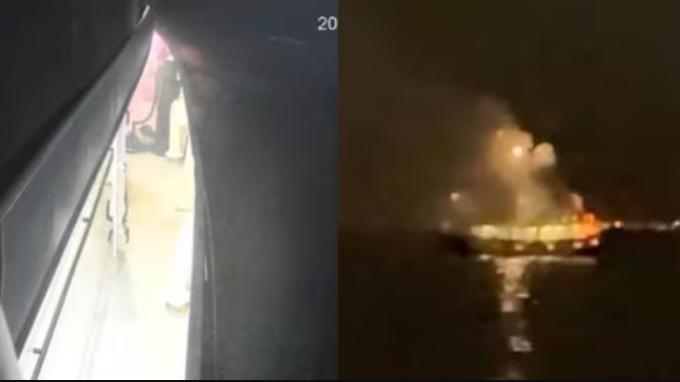 Barco de Flotilha a Gaza sofre ataque de drone