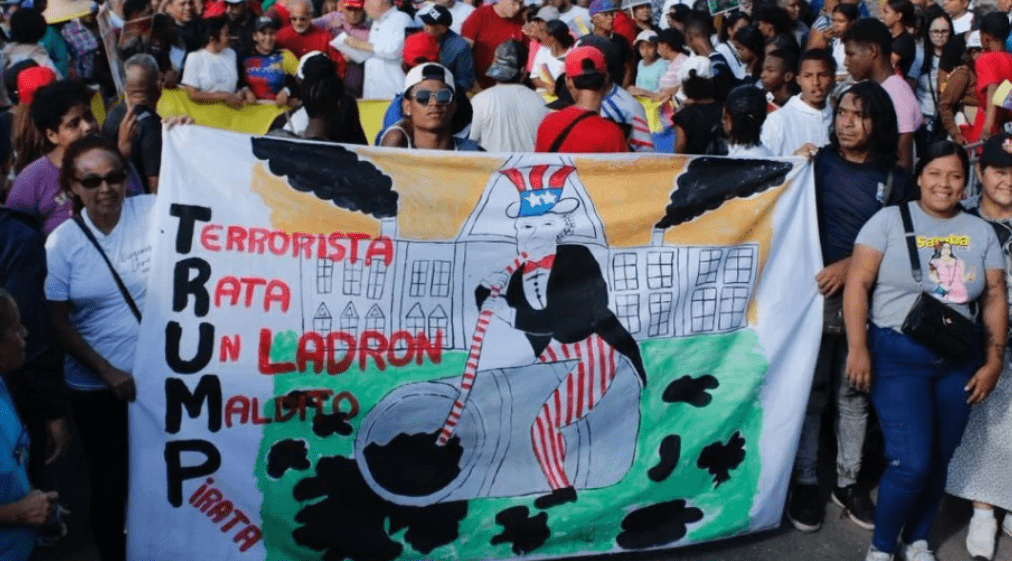 Não ao bloqueio naval contra a Venezuela e seu petróleo